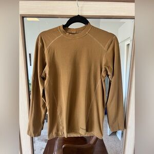 PUNISHER Men's Light Brown Combat Line Long Sleeve T-Shirt Shirt Size Small